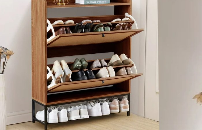 Slim Shoe Storage Cabinet