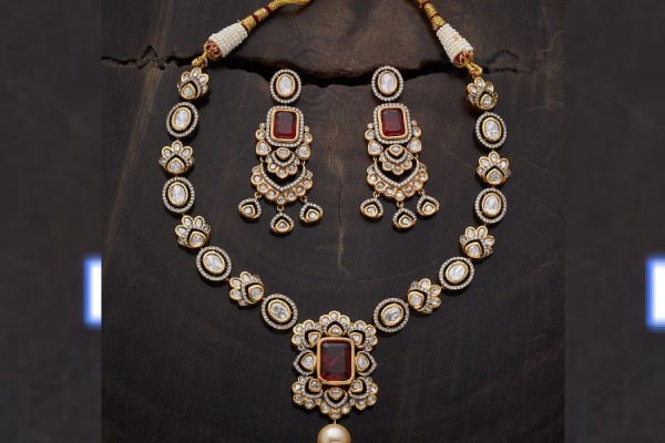 Kundan Necklace 161672