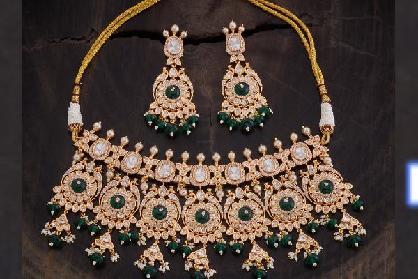 Kundan Necklace 164017