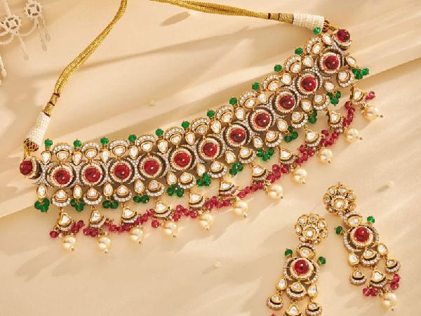 Kundan Necklace 165872