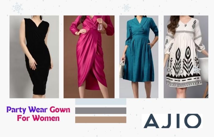 Ajio Online Shopping - Party Wear Gown For Women